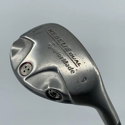 TAYLORMADE RESCUE DUAL 4 HYBRID 22° STIFF FLEX GRAPHITE SHAFT GOLF CLUB RH - Image 1 of 4
