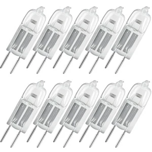 10 x Lámparas halógenas Osram 5 vatios G4 transparente 12V 64405 blanco cálido regulable - Imagen 1 de 2