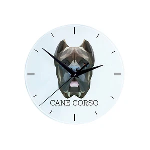 Cane Corso geometric clock Art-Dog - Picture 1 of 4