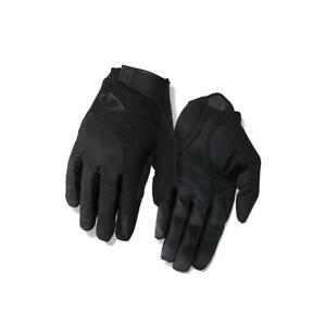 Long Finger Cycling Gloves Giro Bravo Gel Road Black Free Shipping UK Seller
