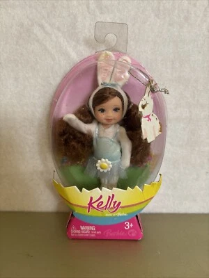 Muñeca de Pascua Kelly Miranda 2007 traje de conejo tutú M3472 Mattel 4" de alto nueva Foto 1 de 4