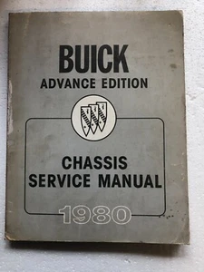 1981 Buick Advance Edition Chassis Service Manual Original  - Picture 1 of 4