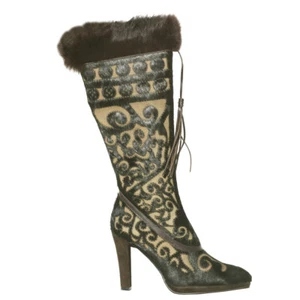 Botas de vestir altas para mujer Cochni - café - Imagen 1 de 1