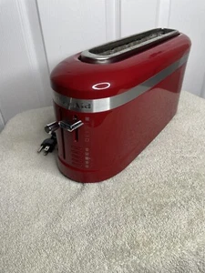 KitchenAid KMT3115ER 2 Slice Long Slot 2 Slice Toaster, Empire Red No Crumb Tray - Picture 1 of 7