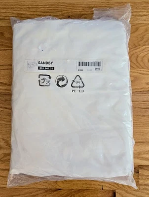 Capa Ikea SANDBY Loveseat (Sofá de 2 Lugares) - Branca 801.907.32 - NOVA EM FOLHA NA BOLSA - Imagem 1 de 4