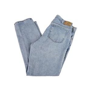 Vintage 1990s Gap Jeans Mens Light Wash Slim Fit Made In USA Distressed 40x32 - Picture 1 of 8