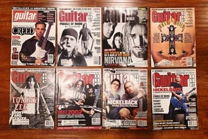 ๐ธ Guitar World Magazine Lot 2001 2002 2003 ONE Nirvana Nickelback Gn'R Creed - Foto 1 di 9