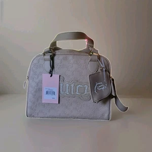Juicy Couture Cafe Emboss Obsession Umhängetasche Umhängetasche mit Münzbeutel - Bild 1 von 5