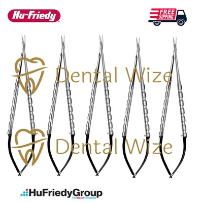 5x HU-FRIEDY Micro Castro Scissors Curved 18cm Microsurgical SPV Dental instrume - Image 1 of 3