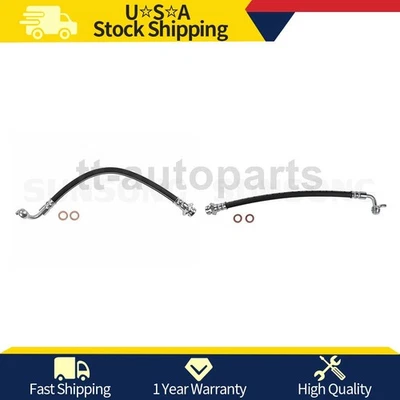 Sunsong Rear Brake Line Hose Fits 2003 2004 2005 2006 2007 INFINITI G35 - Image 1 of 4