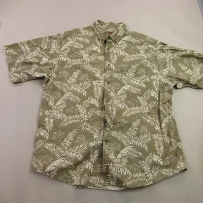 Woolrich Shirt Mens Large Short Sleeve Button Front Casual Lightweight Brown - Image 1 of 4