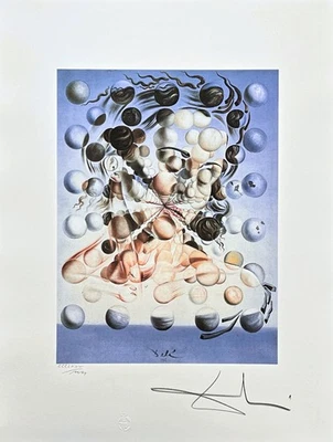 SALVADOR DALÍ - Galatea de las Esferas - firmada, edición limitada, 50x66 cm Foto 1 de 4