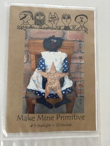 Make Mine Primitive #5 Sratlight Patchwork Cottagecore Sew Craft Pattern - Picture 1 of 5