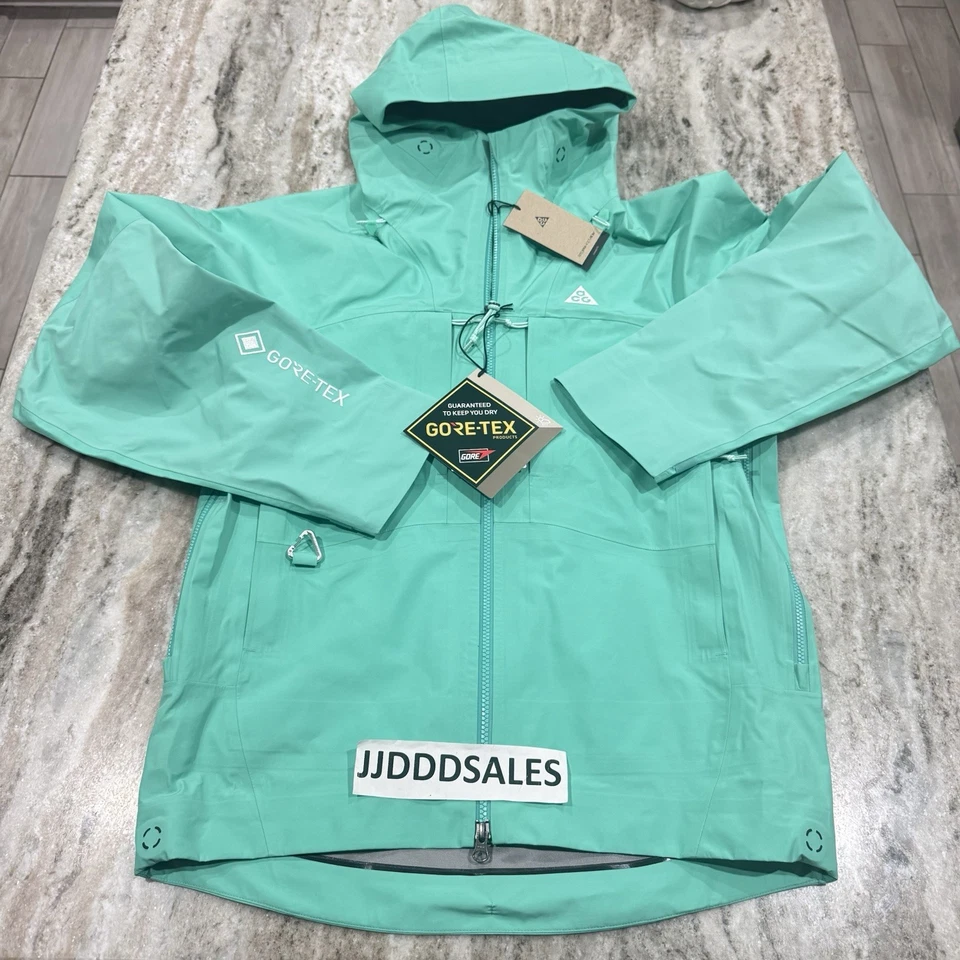 Men's Medium-Nike ACG Misery Ridge Gore-Tex Jacket Menta Green White DQ5771-369