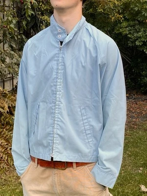 Chaqueta De Colección Envoy The Now L Mezcla Algodón Chaqueta Envejecida Azul Claro Foto 1 de 4