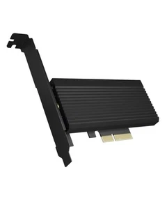 ICY BOX NVMe M.2 SSD to PCIe 4.0 X4 with Aluminium Heat Sink, Adapter Card for K - Photo 1/10