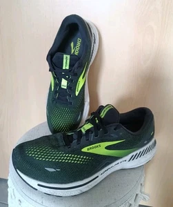 Brooks Adrenaline GTS 23 Laufschuhe Gr. 42,5 Schwarz Neon Grün Herren Sportschuh - Bild 1 von 13
