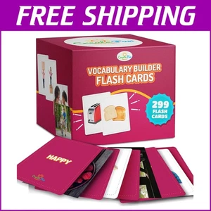 Interactive 299 Vocabulary Flash Cards - Perfect for Speech Therapy & Learning - Picture 1 of 10
