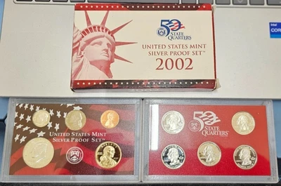 2002 S United States Mint Silver Proof Set - Image 1 of 4