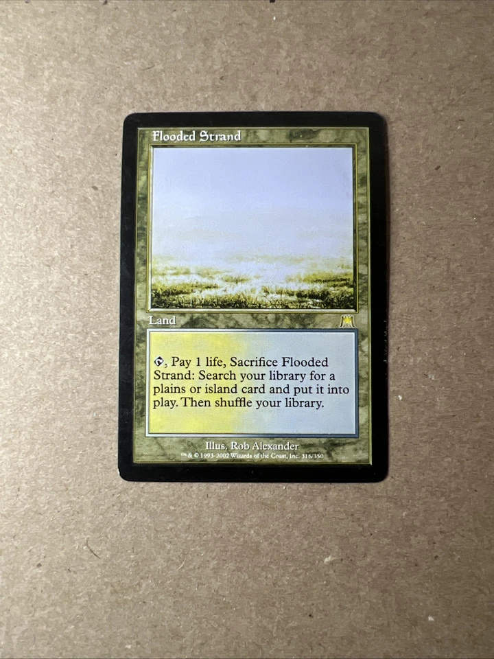 Magic: The Gathering Land Flooded Strand Khan Rare Regular - Image 1 of 1