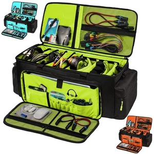 Dj Cable Bag-24 Borsa Portadocumenti per Cavi Grande Dj-Custodia Organizzatore Cavi-Viaggio Gig Ba... - Foto 1 di 7