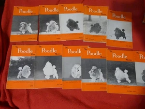 LOT OF 11 THE POODLE REVIEW MAGAZINE 1965 Jan-Nov - Picture 1 of 4