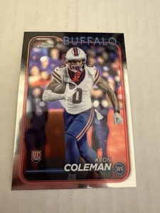 2024 Topps Chrome Keon Coleman rookie card #209 Buffalo Bills  1.00 Shipping - Picture 1 of 2