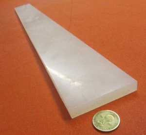 Polypropylene Bar 1/2" Thick x 3.0" Wide x 24" Long - Picture 1 of 9