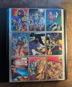 1991 Marvel Comic Images X-Men cards in Binder - 32 0f 90, LP condition - Picture 1 of 8