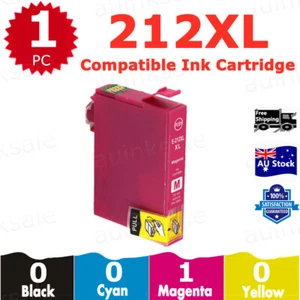 1x Compatible Ink Cartridge Magenta 212XL 212 For Epson WF-2810 WF-2830 WF-2850 - Picture 1 of 2