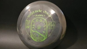 Very Rare Old Run Westside Discs Vip Destiny Smokey Swirls Black Green 176g - Picture 1 of 4