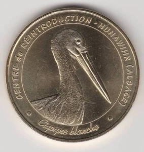 A 2008 T0KEN MEDAILLE MONNAIE DE PARIS -- 68 150 N°5 HUNAWIHR / CIGOGNE BLANCHE - Picture 1 of 2