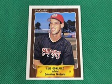 1990 Columbus Mudcats ProCards #1352 Luis Gonzalez Columbus Mudcats
