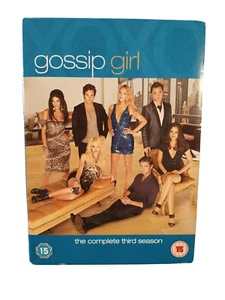 Gossip Girl Third Season Slipcover DVD 2009 5-Discs Region 2 + Free Postage - Picture 1 of 8