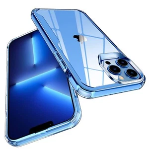 EFFENX Crystal Clear iPhone 13 Pro Max Case, Non-Yellowing Shockproof Protective - Picture 1 of 7