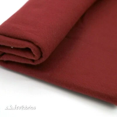 Burgundy ACRYLIC FELT FABRIC By The Yard _72" WIDE_ Thick Soft Felt Fabric - Image 1 of 4