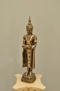 BUDDHA BUDDHISM RELIGION STATUE THAIBUDDHA THAI MEDITATION BUST REST POWER - Picture 1 of 4