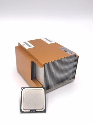 408790-001 HEATSINK & INTEL XEON E5345 QUAD-CORE PROCESSOR 438362-001 391137-001 - Image 1 of 4