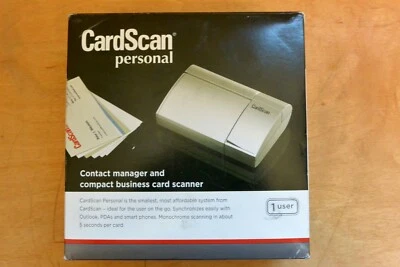 CardScan Personal V8 Pass-Through Scanner Palm Size Portable USB - Image 1 of 4