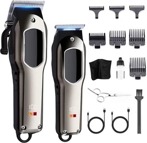 Wahl Professional Hair Cut Machine Barber Salon Cutting Trimmer Clipper Kit Set - Picture 1 of 6