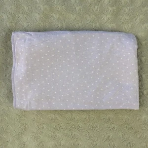 Koala Baby Purple White Polka Dots Baby Receiving Blanket Flannel Cotton - Picture 1 of 9