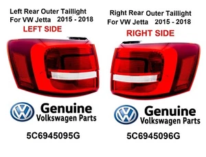 Genuine Left Right Rear Outer Taillight For VW Jetta 2015 - 2018 5C6945096G - Picture 1 of 3