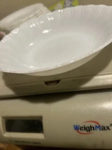 9” Corning Toughened Milk Glass Swirl USA Set Of 6 Salad Plates And 1 Bowl - Picture 1 of 5