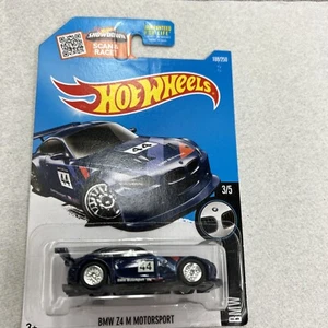 Hot Wheels 2016 *Super Treasure Hunt* BMW Z4 M Motorsport New On Card B186 - Picture 1 of 11