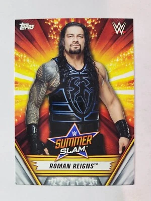 2019 Topps WWE SummerSlam #14 ROMAN REIGNS - Image 1 of 2