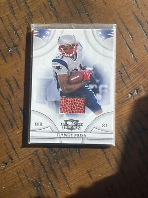 2008 Donruss Threads Footballs #24 Randy Moss Ball /250 - Image 1 of 2