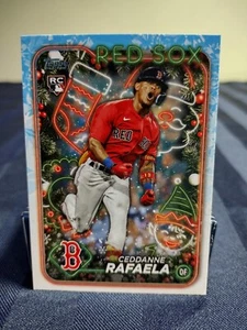 2024 Topps Holiday Ceddanne Rafaela RC #H121 Boston Red Sox - Bild 1 von 2