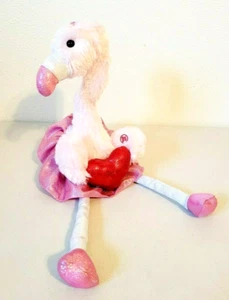 Giggles International Limited Animated FLAMINGO Plush I Wanna Be Love By You 19" - Picture 1 of 6