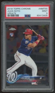 2018 Topps Chrome Juan Soto RC Update #HMT55 PSA 9 - Picture 1 of 2