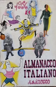 Almanacco Italiano 1956. Anno LIX. Firenze, Marzocco, 1955. - Imagen 1 de 4